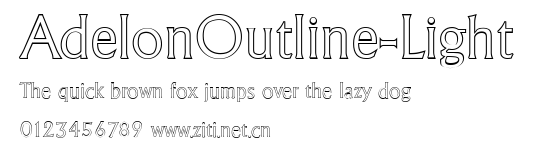 AdelonOutline-Light.ttf