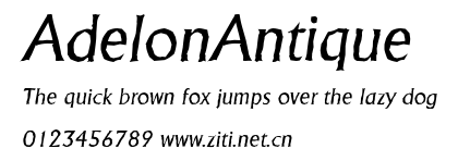 AdelonAntique.ttf字體轉換器圖片