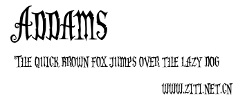 Addams.ttf