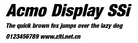 Acmo Display SSi.ttf字體轉換器圖片