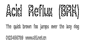 Acid Reflux (BRK).ttf