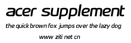 Acer Supplement.ttf