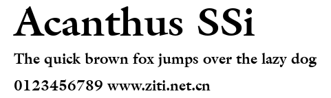Acanthus SSi.ttf