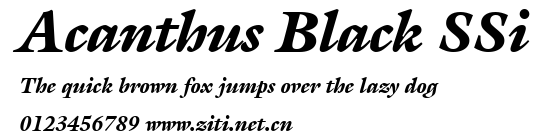 Acanthus Black SSi.ttf