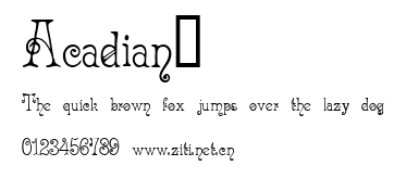 Acadian™.ttf