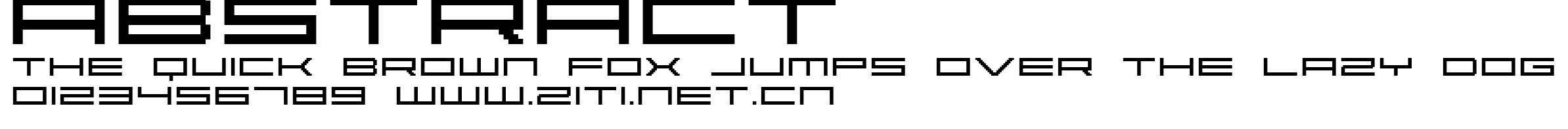 Abstract.ttf字體轉換器圖片
