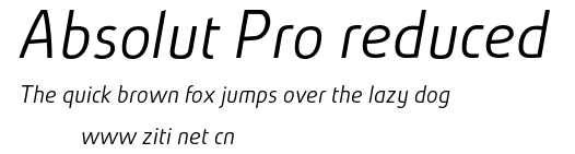 Absolut Pro reduced.otf