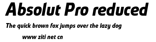 Absolut Pro reduced.otf字體轉換器圖片