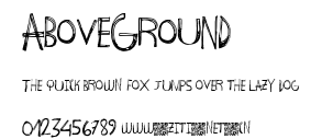 AboveGround.ttf字體轉換器圖片