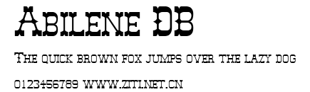 Abilene DB.ttf