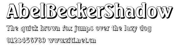 AbelBeckerShadow.ttf