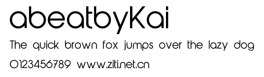 abeatbyKai.otf