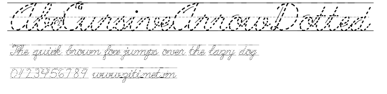 AbcCursiveArrowDotted.ttf