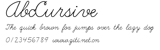 AbcCursive.ttf
