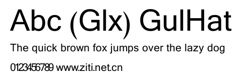 Abc (Glx) GulHat.ttf