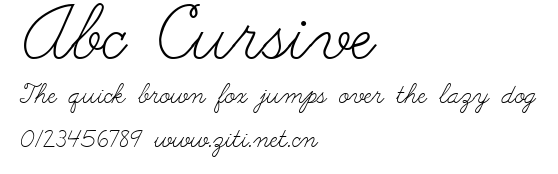 Abc Cursive.ttf