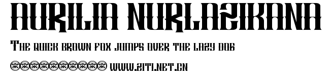 AURILIA NURLAZIKANA.ttf