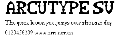 ARCUTYPE SV.ttf