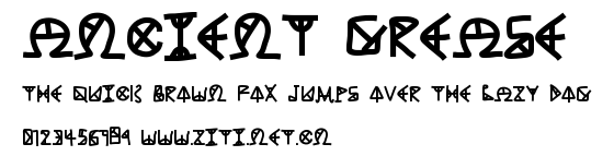 ANCIENT GREASE.ttf