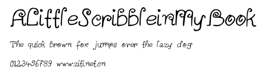 ALittleScribbleinMyBook.ttf