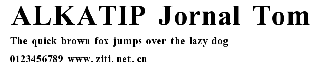 ALKATIP Jornal Tom.ttf