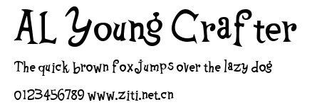 AL Young Crafter.ttf字體轉換器圖片