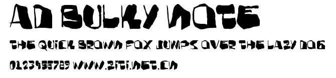 AD Bulky Note.ttf