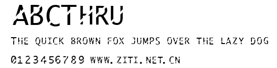 ABCThru.ttf