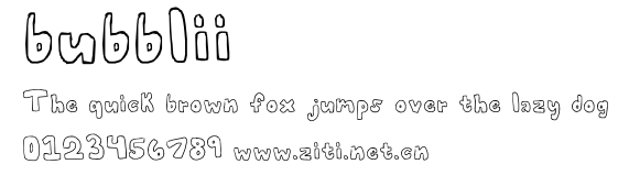 bubblii.ttf