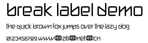 break label DEMO.otf