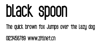 black spoon.ttf