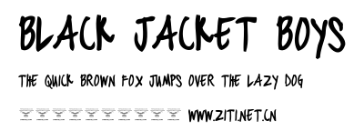 black jacket boys.ttf
