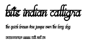 bits indian calligra.ttf
