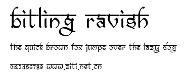 bitling ravish.ttf