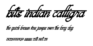 bits indian calligra.ttf