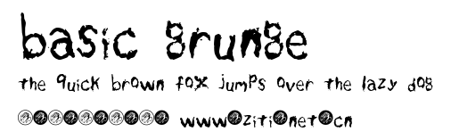 basic grunge.ttf字體轉換器圖片