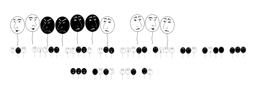 balloon man.ttf字體轉換器圖片