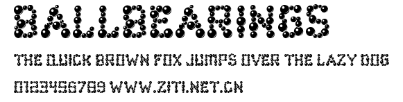 ballbearings.ttf字體轉換器圖片