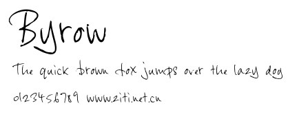 Byrow.otf字體轉換器圖片