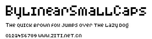BylinearSmallCaps.ttf字體轉換器圖片