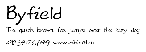 Byfield.ttf字體轉換器圖片