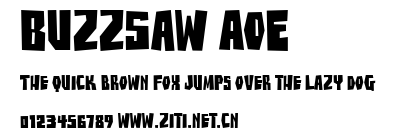 BuzzSaw AOE.ttf
