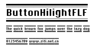 ButtonHilightFLF.ttf字體轉換器圖片