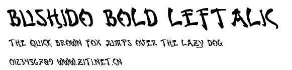 Bushido Bold Leftalic.ttf