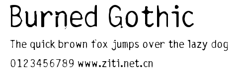 Burned Gothic.ttf