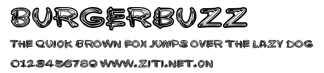 Burgerbuzz.ttf字體轉換器圖片