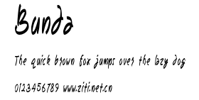 Bunda.ttf字體轉換器圖片