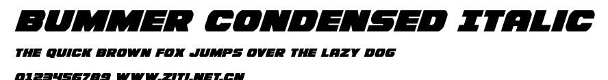 Bummer Condensed Italic.ttf