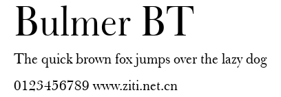 Bulmer BT.ttf