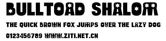 Bulltoad Shalom.ttf